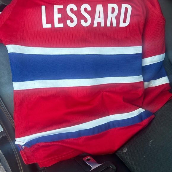 Reebok Red and Blue Sports Jersey - Picture 3 of 4